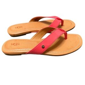 NWOT Ugg Women's Tuolumne Thong Coral Sandal Size 8.